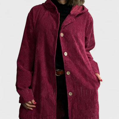 Cordia - Corduroy Hooded Jacket