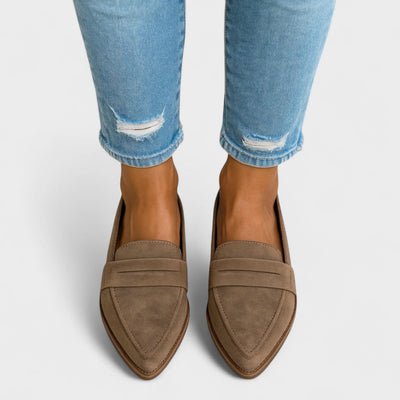 Mary - Suede Moccasins