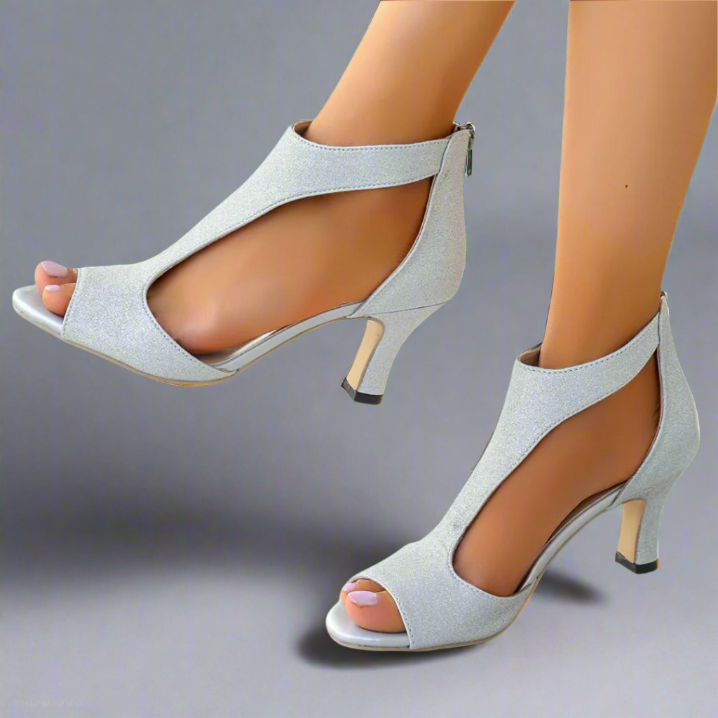Hayley - Elegant and Comfortable Heeled Sandals
