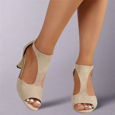 Alison - Elegant Open Toe Heels