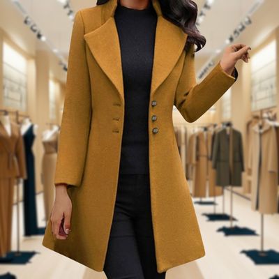 Venzi – Elegant coat with long sleeves