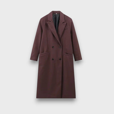 Oslaine – Maximalist wool coat with a masculine silhouette