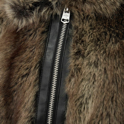 Amelia – Short Faux Fur Jacket with Urban Chic