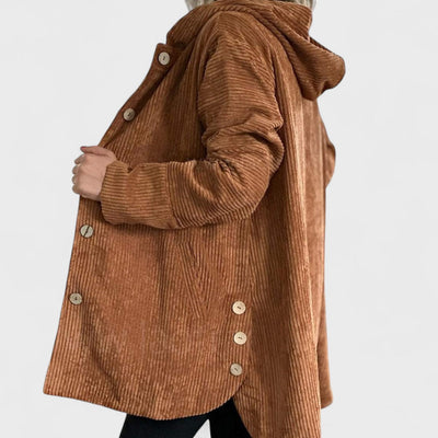 Cordia - Corduroy Hooded Jacket