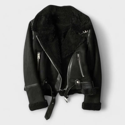 Aurora Shearling Aviator Jacket