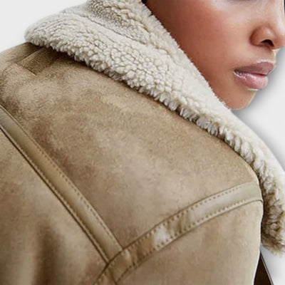 Aurora Shearling Aviator Jacket