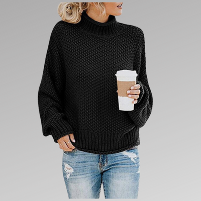 Lucille | Pullover with High Collar