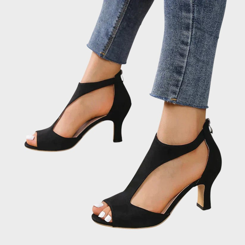 Karen - Stylish Peep-Toe Heels
