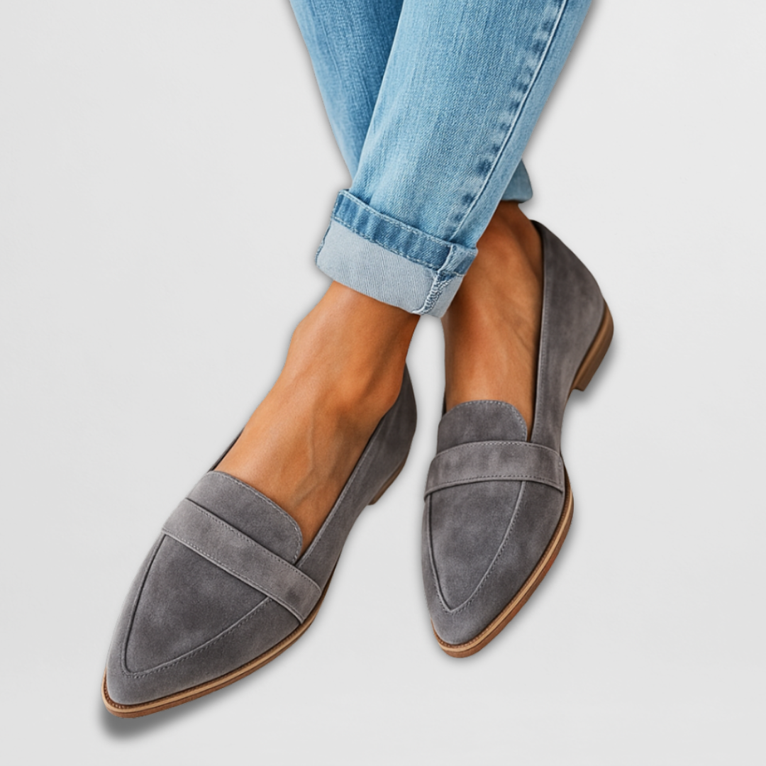 Chloe - Stylish Suede Flats