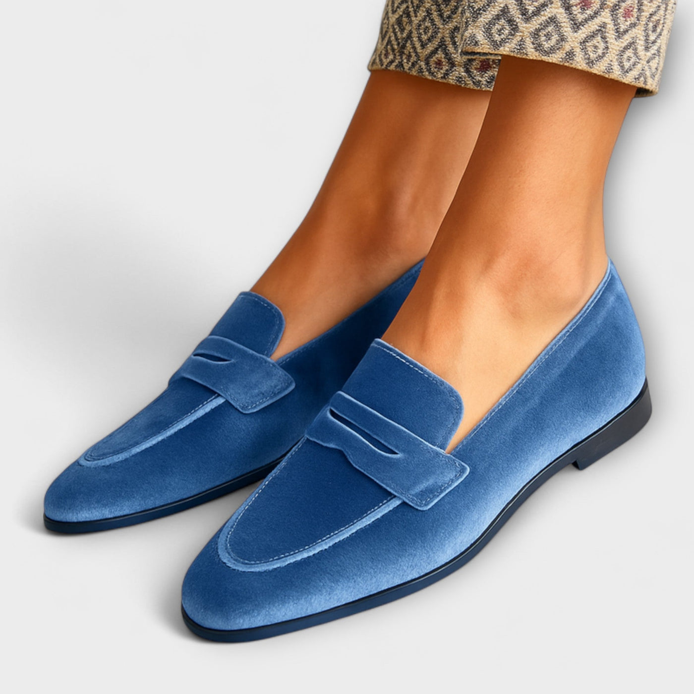 Clair - Elegant Velvet Loafers