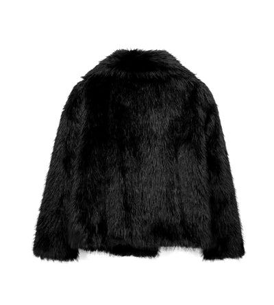 FIORA - Puffer Jacket with Fur Effect