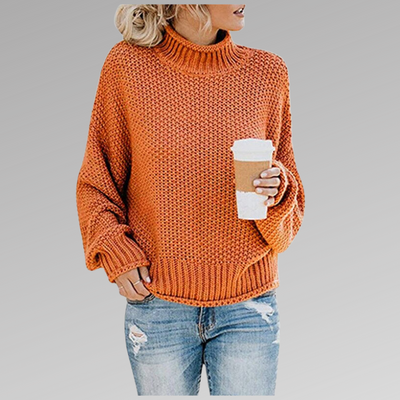 Lucille | Pullover with High Collar