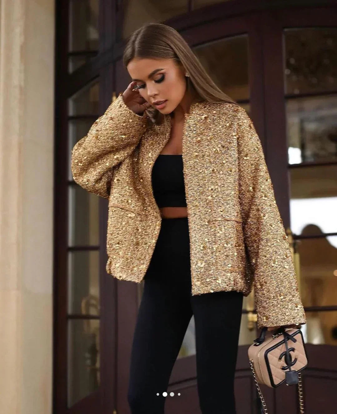Lumina Jacket with Sequins