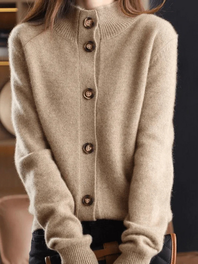 Sofia™ – Soft Button Cashmere Cardigan