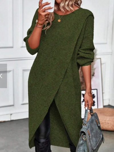 ELLA - WRAP KNIT DRESS