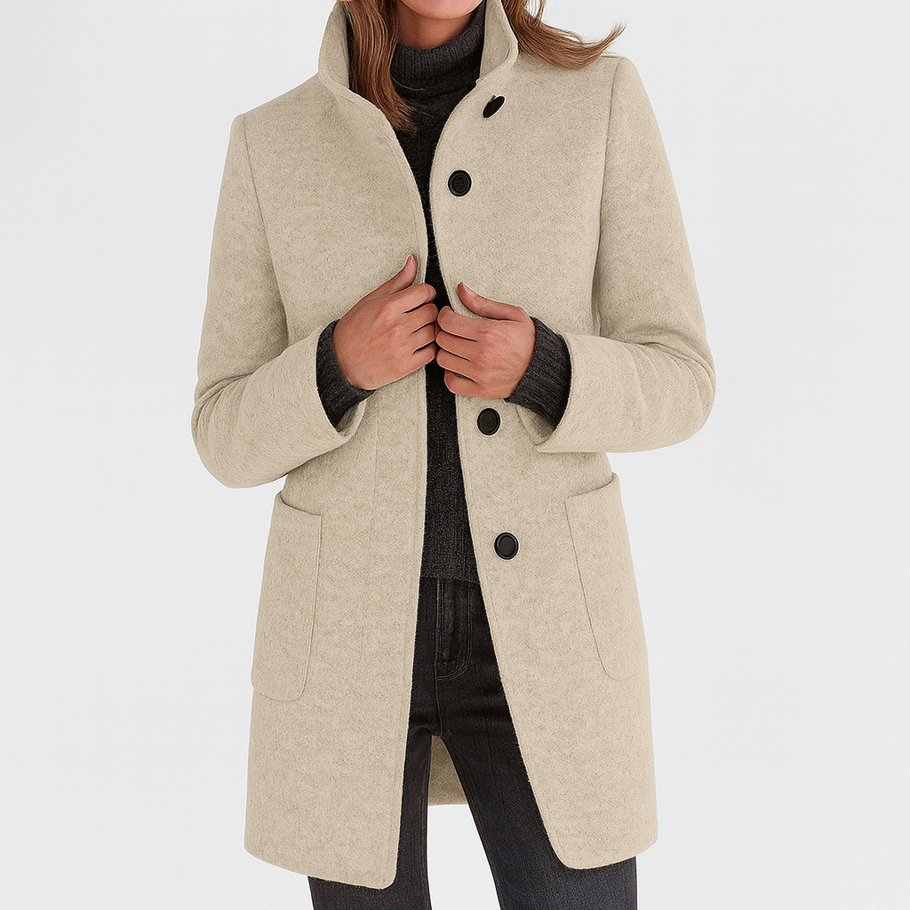 Stella - Women's Jacket with High Collar