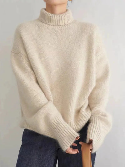 Nora - High Collar Cashmere