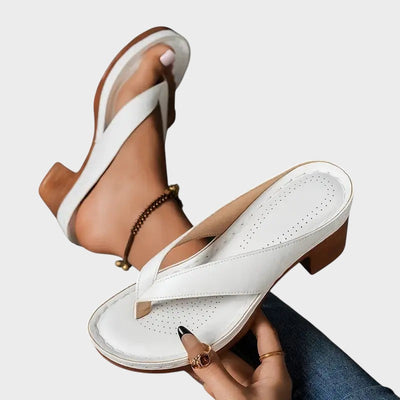 Amelie - Orthopaedic Slippers With Heel