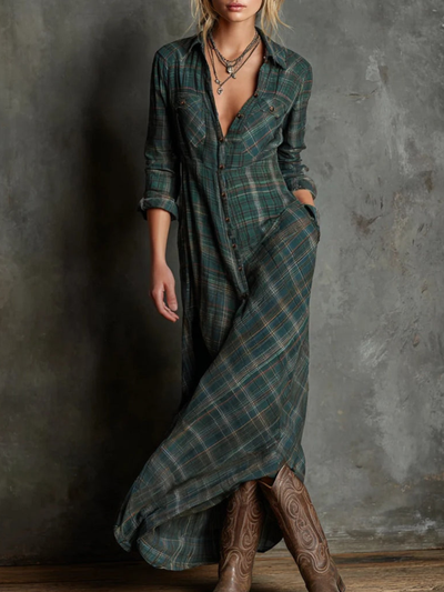 LEAH - MAXI SHIRT DRESS