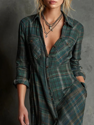 LEAH - MAXI SHIRT DRESS