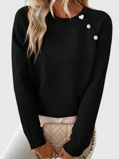 Eunice™ – Classic Button Knit Top