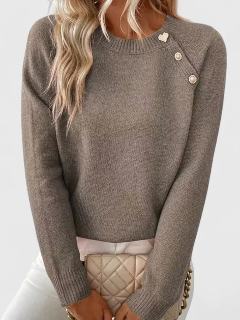 Eunice™ – Classic Button Knit Top