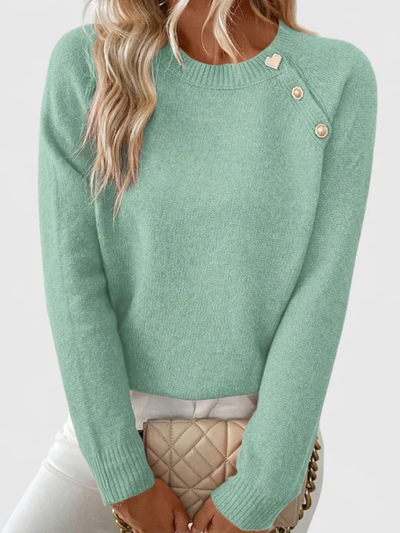 Eunice™ – Classic Button Knit Top