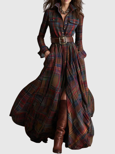 CHARLOTTE - VINTAGE FLOW MAXI DRESS