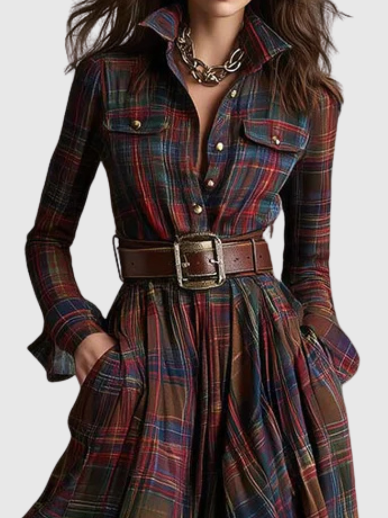 CHARLOTTE - VINTAGE FLOW MAXI DRESS