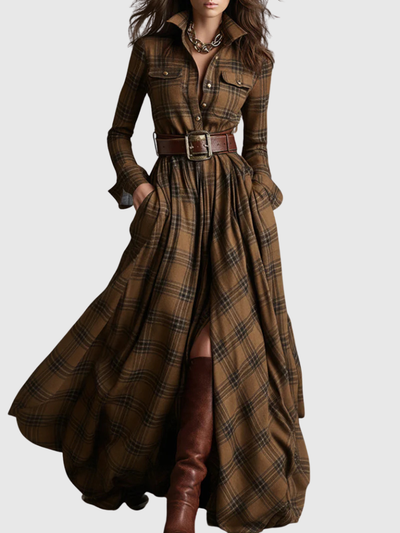 CHARLOTTE - VINTAGE FLOW MAXI DRESS