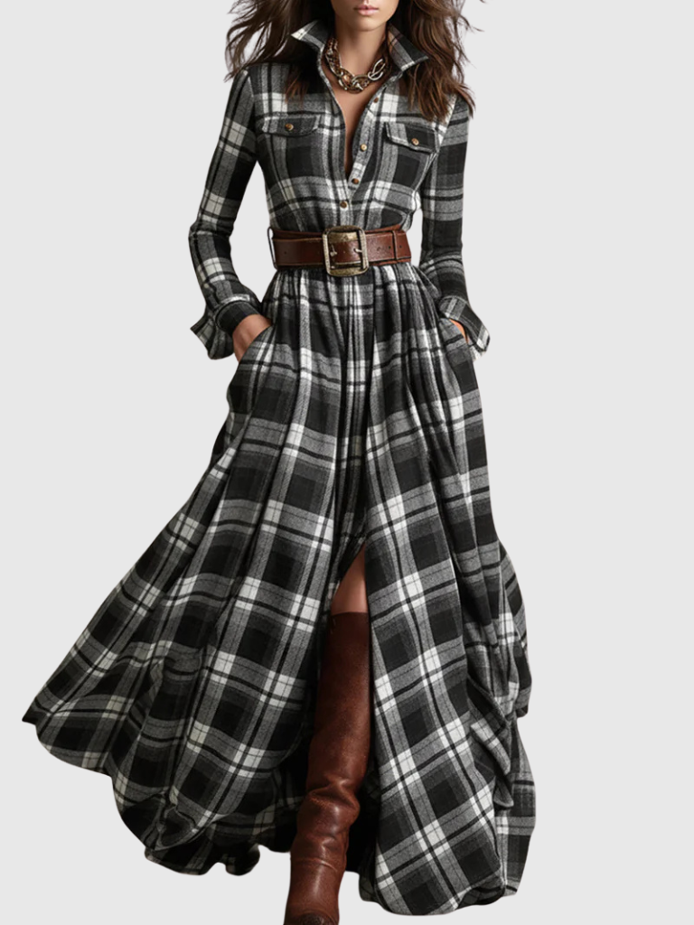 CHARLOTTE - VINTAGE FLOW MAXI DRESS