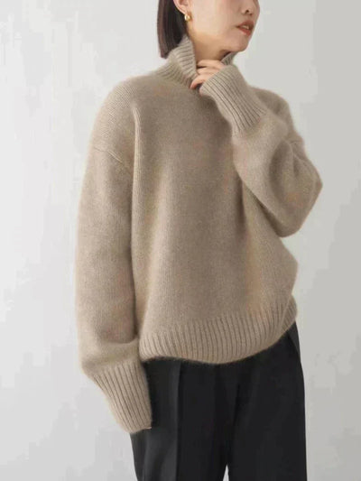 Nora - High Collar Cashmere