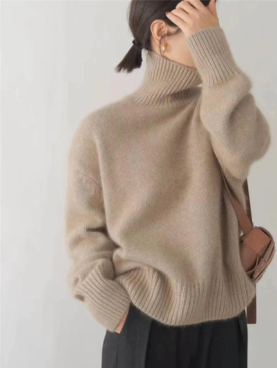 Nora - High Collar Cashmere
