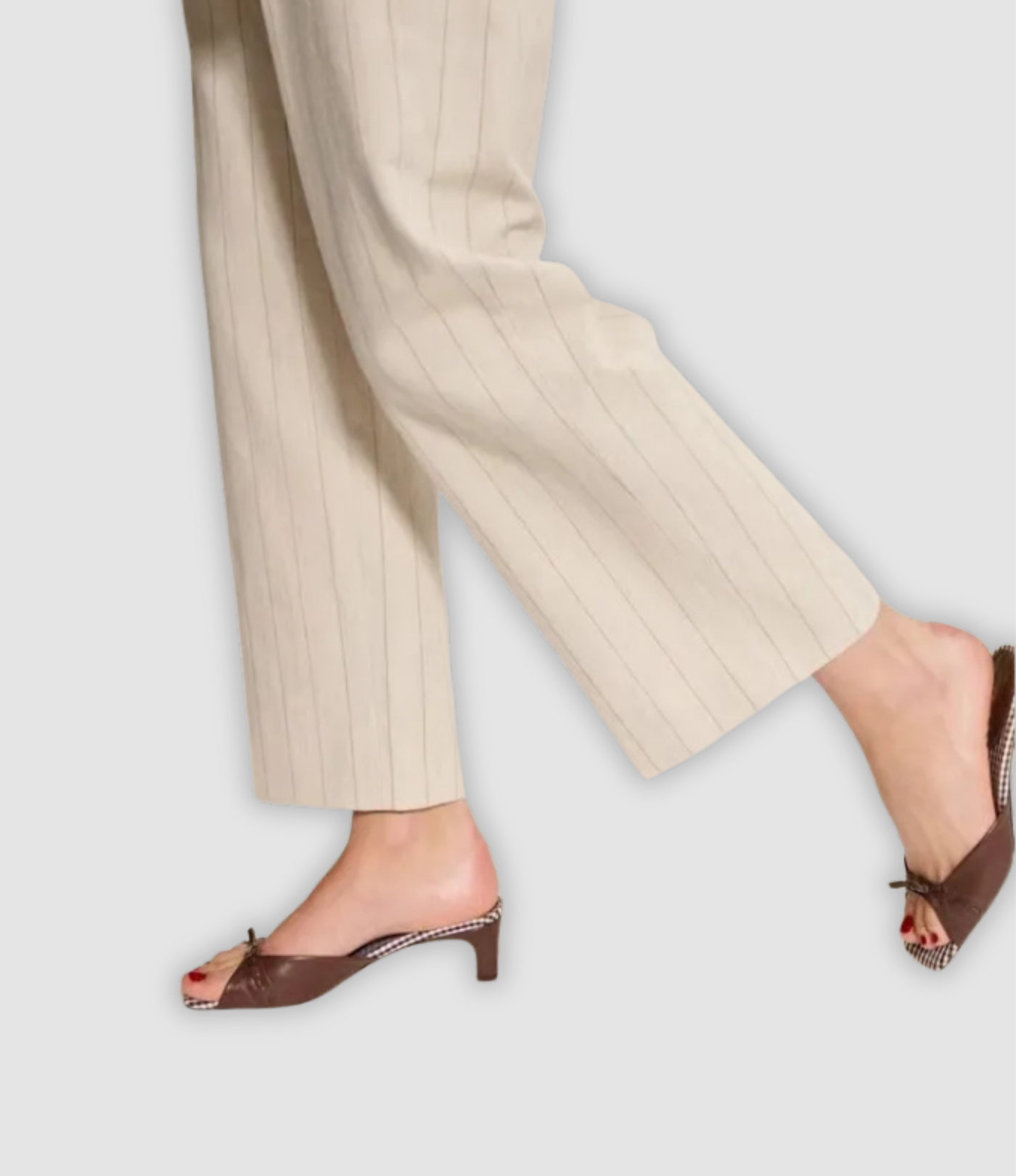 Adiana - Sandals with Leopard Print and Bow