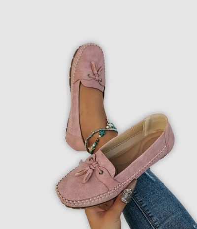 Angel - Classic Suede Loafers with Tassel Detail