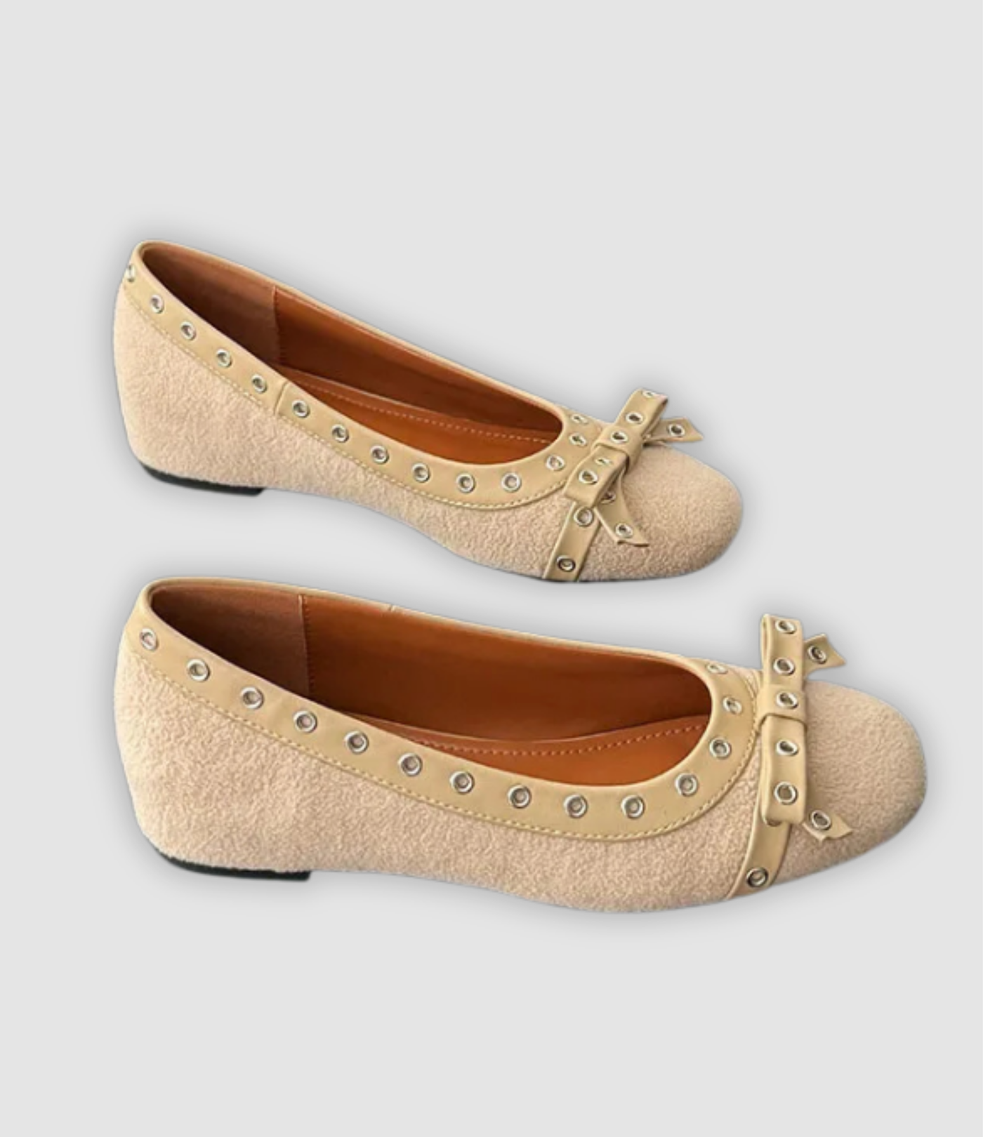 Leonie - Platform Slippers with Butterfly Knot