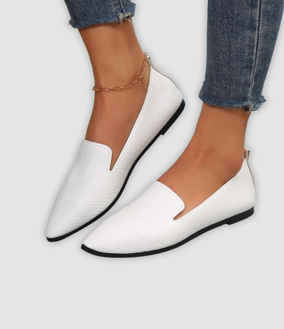 Rowan - Vintage Leather Loafers with Pointed Toe