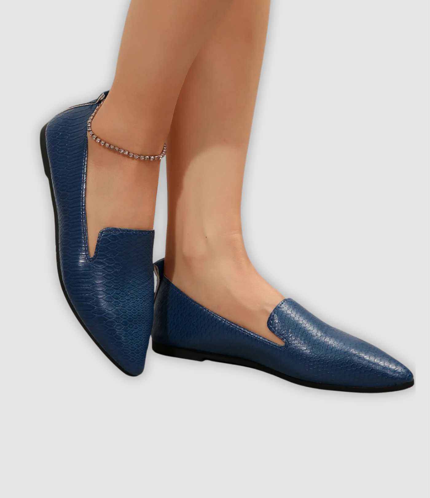 Rowan - Vintage Leather Loafers with Pointed Toe