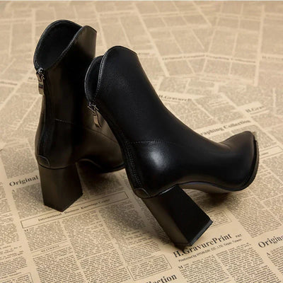 Grace - Chrome Tip Chelsea Boots