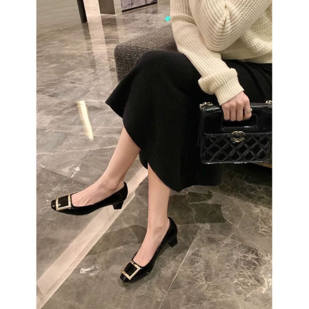 Elisabeth - Elegant Mid-Heel Sandals with Square Toe