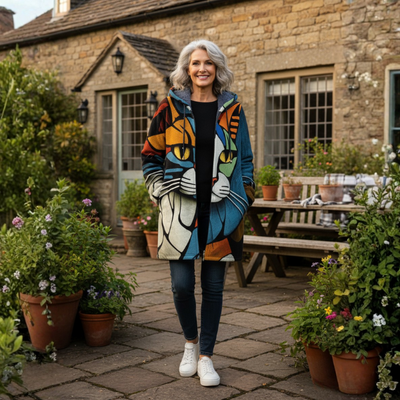 Jindalee™ | Luxurious Cardigan with Artistic Inspiration