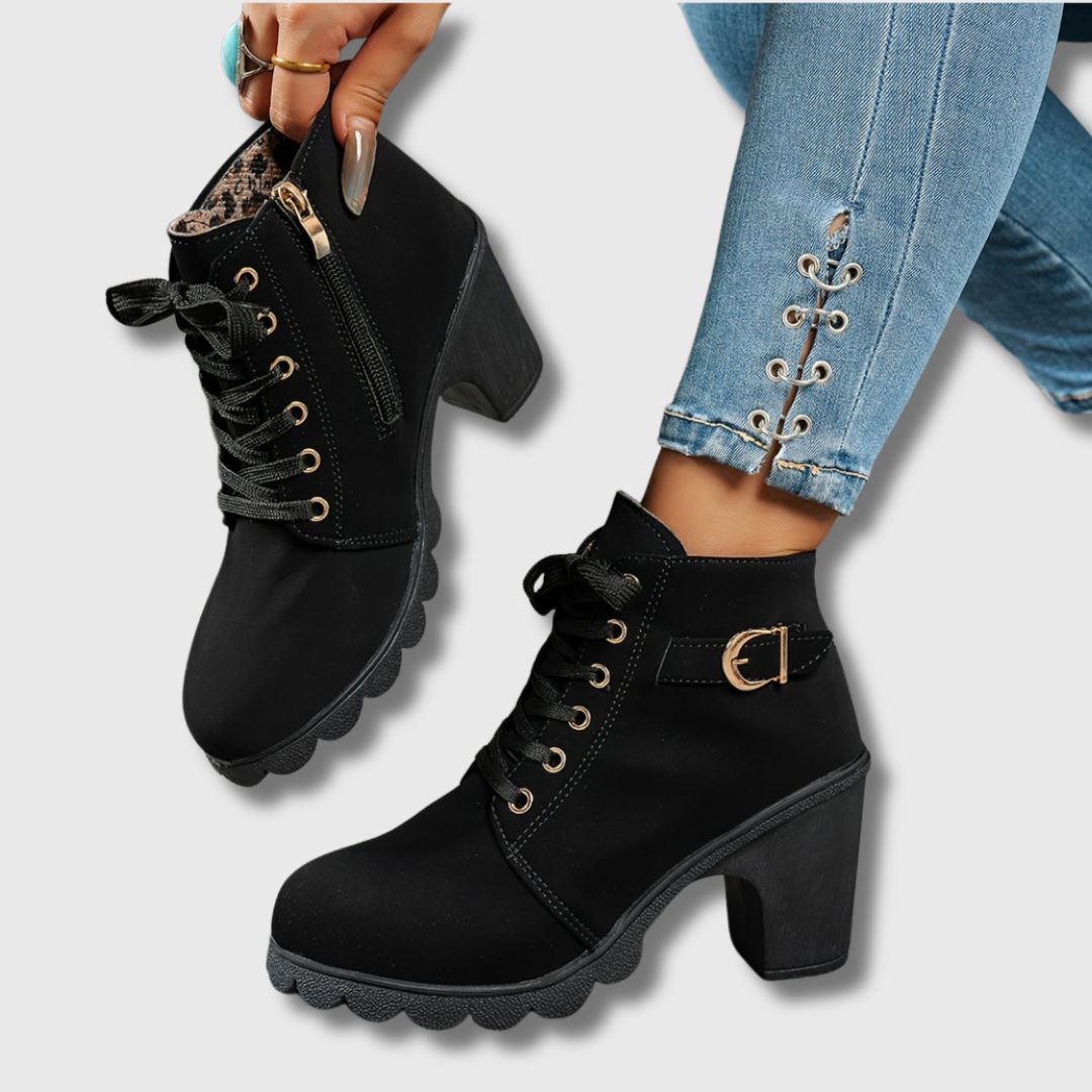 Helena - Heeled Ankle Boots