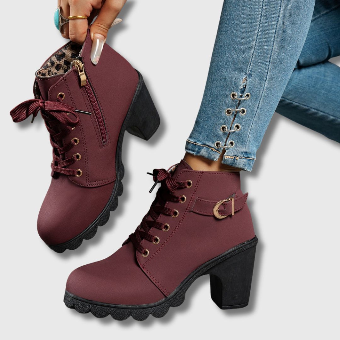 Helena - Heeled Ankle Boots