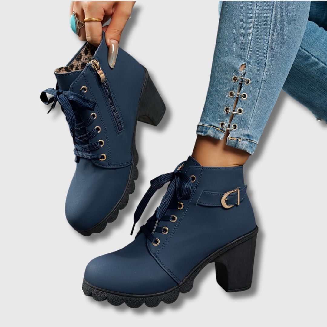 Helena - Heeled Ankle Boots
