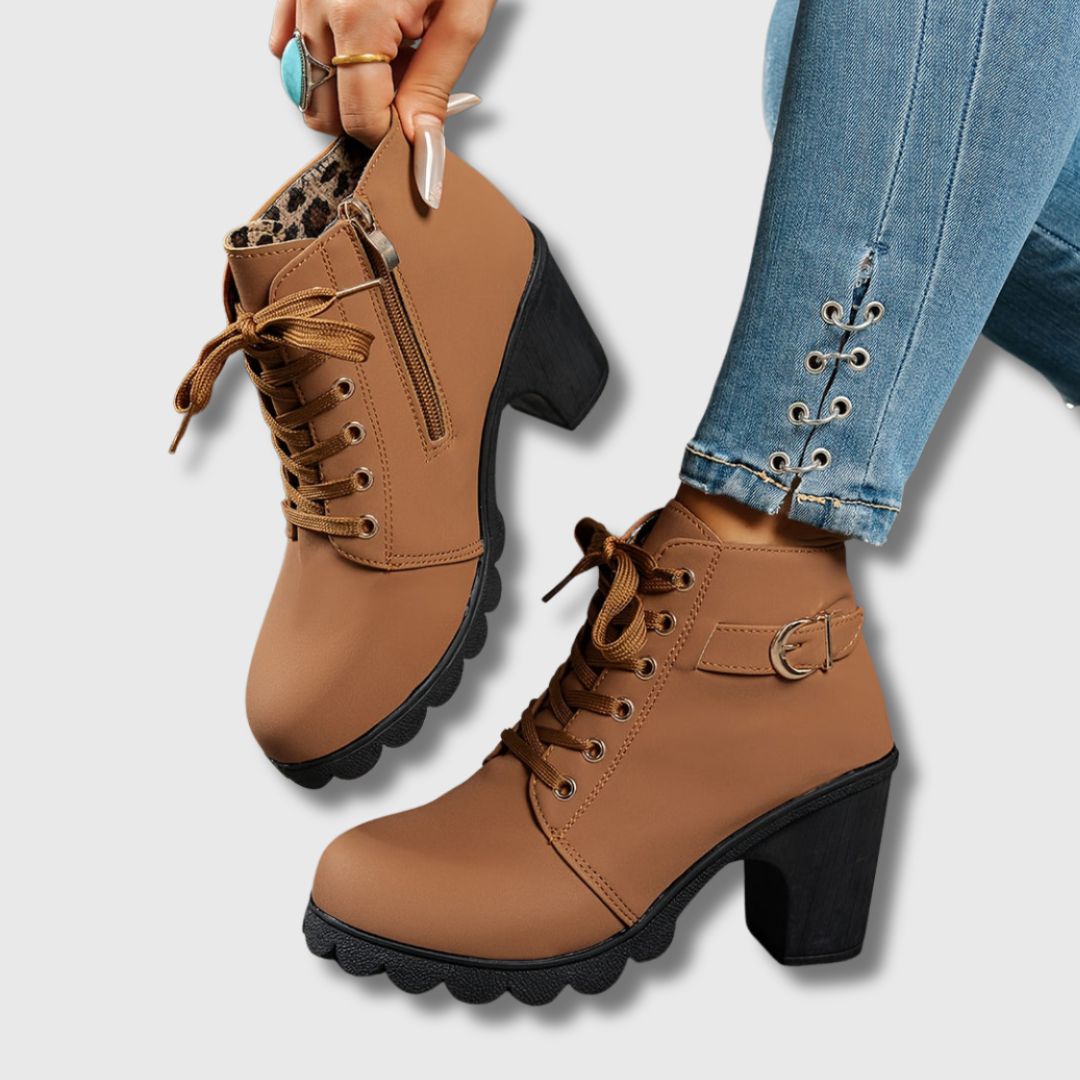 Helena - Heeled Ankle Boots