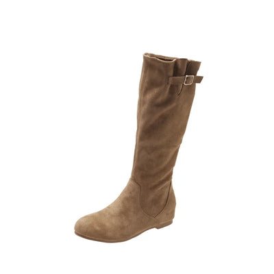 Amelia – Chic Suede Knee Boots