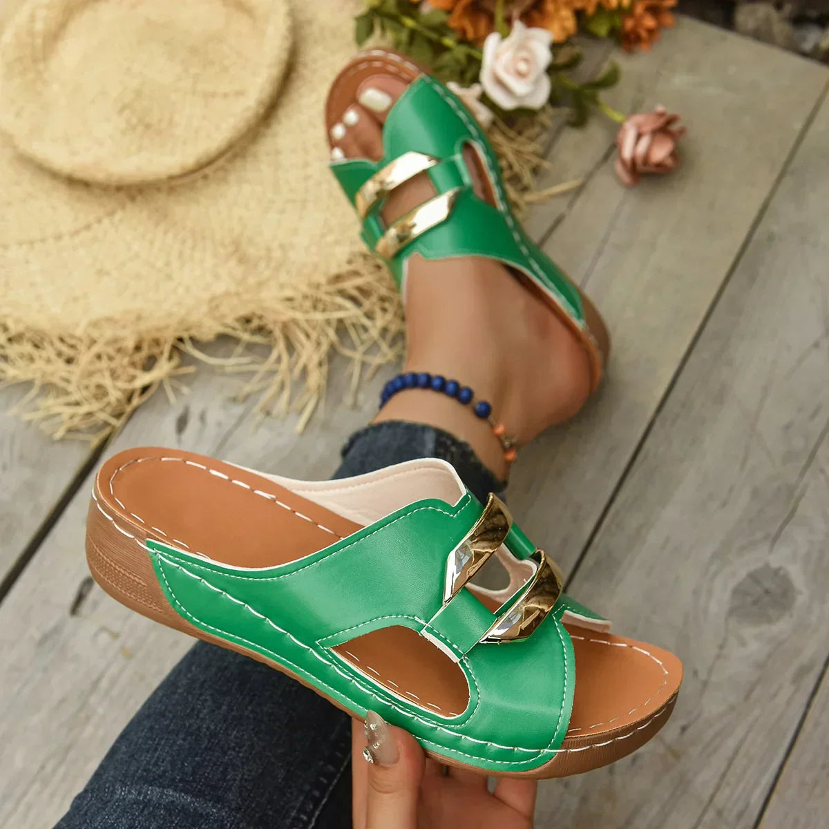 Lina | Orthopedic Wedge Heel Sandals™