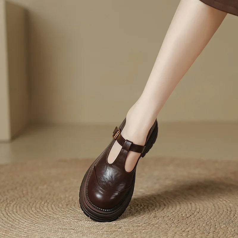 Chiara - Elegant Mary Jane Shoes in High-Quality Leather