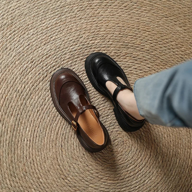 Chiara - Elegant Mary Jane Shoes in High-Quality Leather