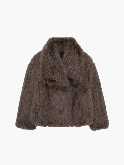 Jenna Synthetic Fur Coat